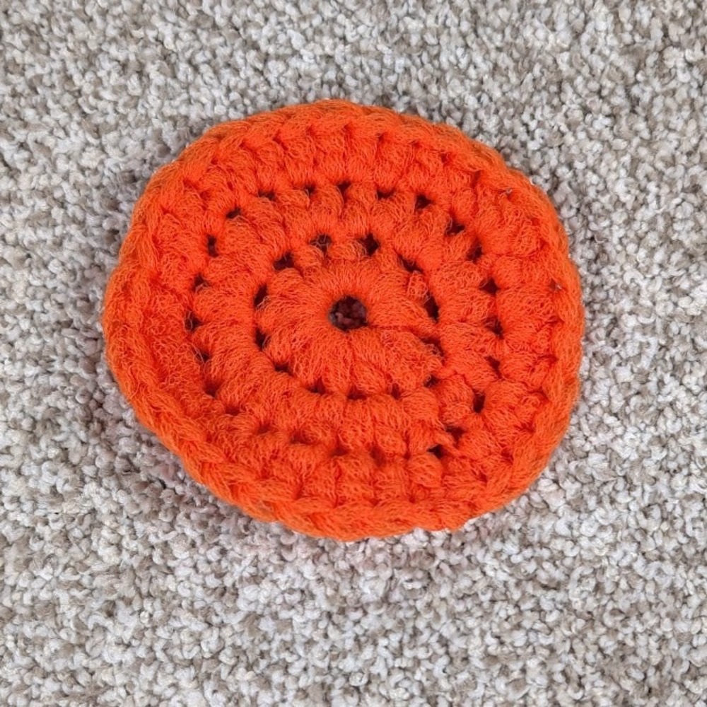 Orange Nylon Pot Scrubber Scourer cleaning‎ kitchen bathroom garage
